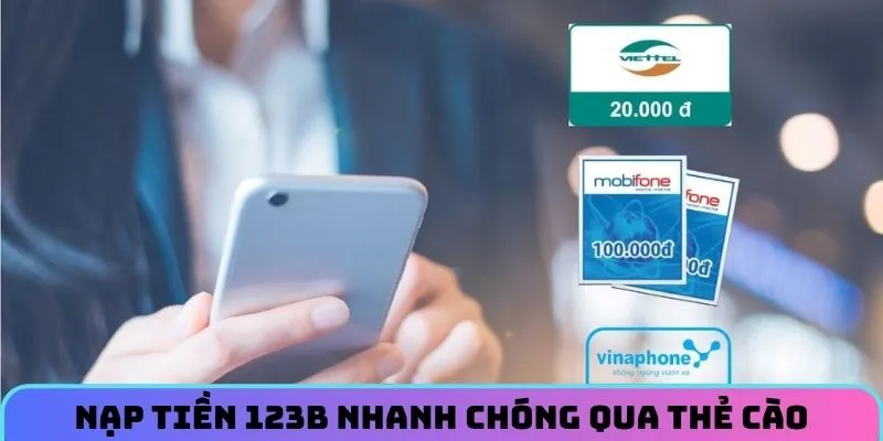 Giao dịch thực hiện nhanh chóng qua thẻ cào